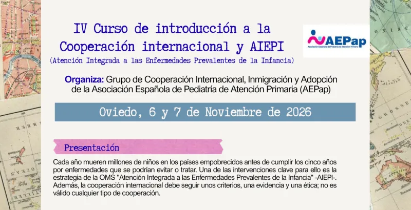 IV Curso de introducción a la Cooperación internacional y AIEPI