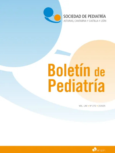 Portada del Boletín de Pediatría 172